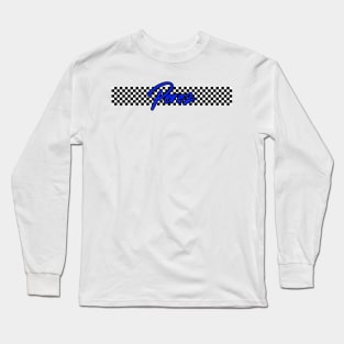 Race Flag Design - Sergio Pérez 2021 Long Sleeve T-Shirt